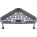Rgdwx Triangular In-Sink Corner Drain Shelf Smoke Gray - Product view