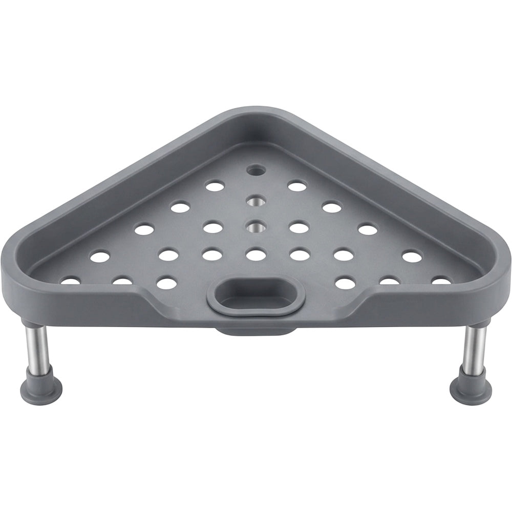 Rgdwx Triangular In-Sink Corner Drain Shelf Smoke Gray - Product view